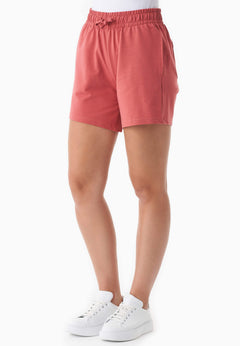 Sabbrina Light Organic Cotton Sweatshorts Red Wood