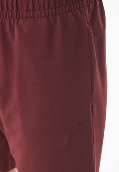 Sahin Light Organic Cotton Sweatshorts Bordeaux