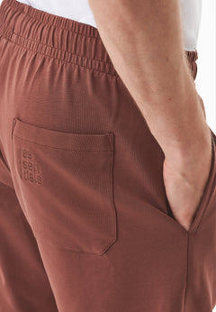 Sahin Light Organic Cotton Sweatshorts Coffee Brown