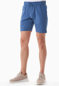 Sahin Light Organic Cotton Sweatshorts Light Navy