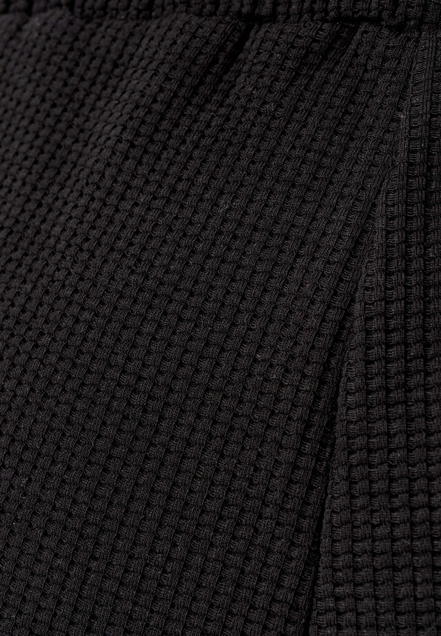 Savanna Waffle Shorts Black