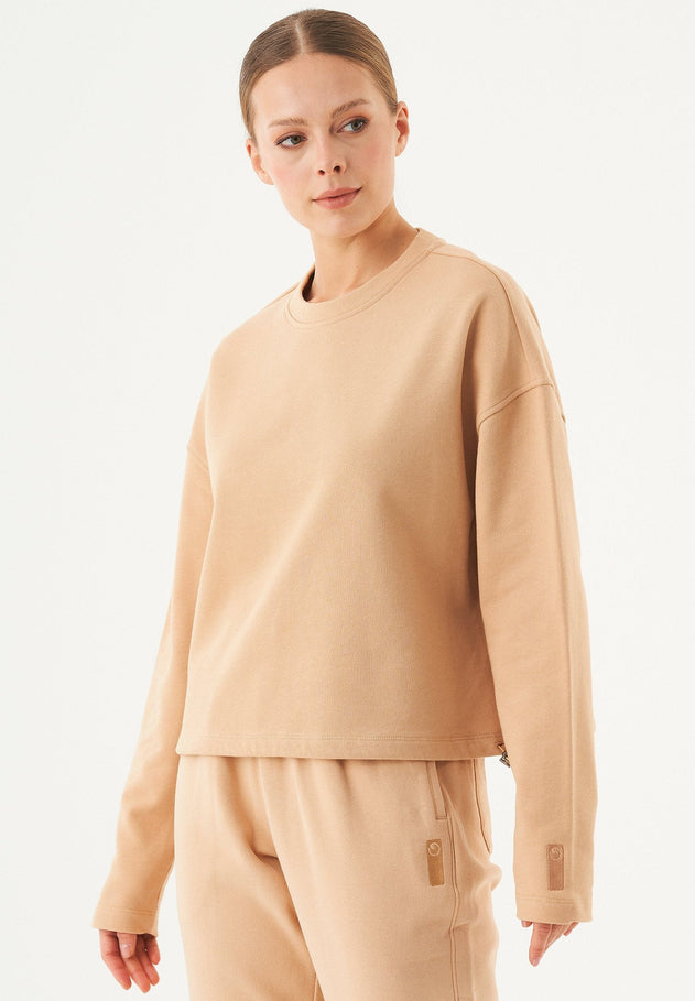 Seda Soft Touch Organic Cotton Sweatshirt Beige