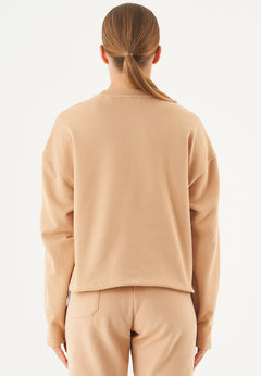 Seda Soft Touch Organic Cotton Sweatshirt Beige