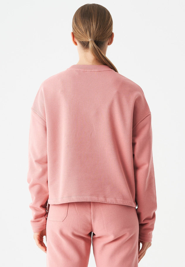 Seda Soft Touch Organic Cotton Sweatshirt Blush Pink