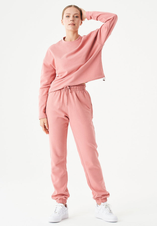 Seda Soft Touch Organic Cotton Sweatshirt Blush Pink