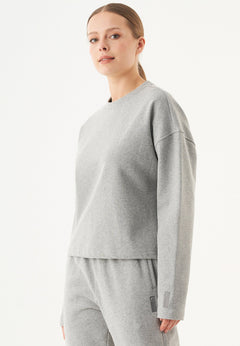 Seda Soft Touch Organic Cotton Sweatshirt Grey Melange