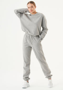 Seda Soft Touch Organic Cotton Sweatshirt Grey Melange