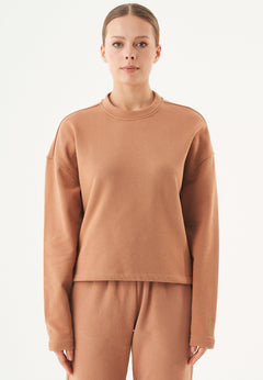 Seda Soft Touch Organic Cotton Sweatshirt Light Brown