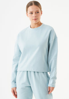 Seda Soft Touch Organic Cotton Sweatshirt Mint Blue