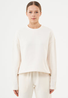 Seda Soft Touch Organic Cotton Sweatshirt Off White