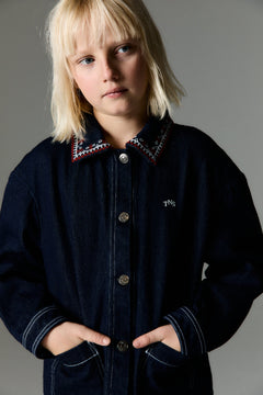 Kids' Sena Denim Overshirt Blue