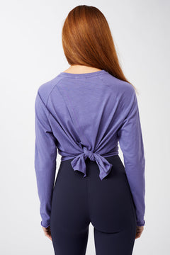 Back Bow Longsleeve Deep Violet