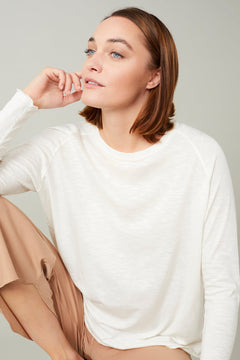 Back Bow Longsleeve Shirt White