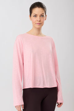 Open Back Long Sleeve English Rose