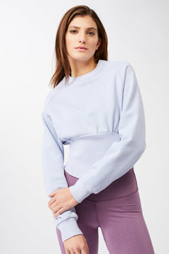 Cropped Sweater Grey Lavender