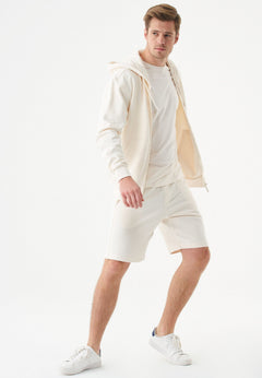 Shadi Soft Touch Organic Cotton Sweatshorts Off White