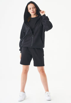 Sheyma Organic Cotton Sweatshorts Black