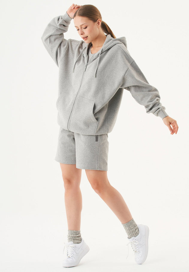 Sheyma Organic Cotton Sweatshorts Grey Melange