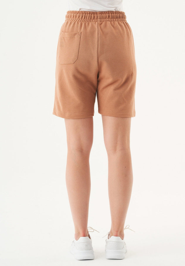 Sheyma Organic Cotton Sweatshorts Light Brown