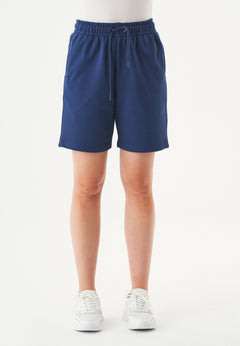 Sheyma Organic Cotton Sweatshorts Navy