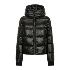 Hooded Puffer Jacket Black