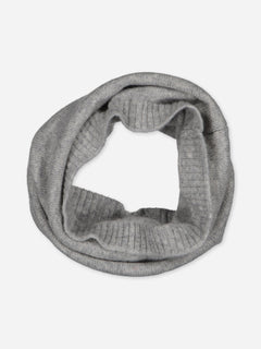 Kids' Cashmere Snood Grey