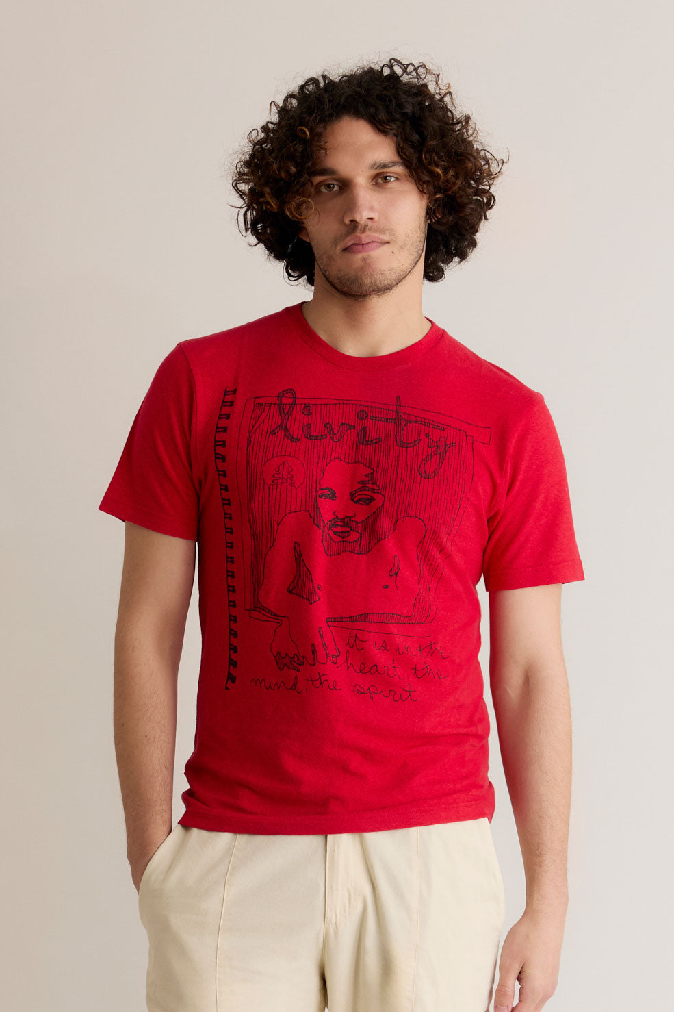 Livity Hemp T-Shirt Spirit Red