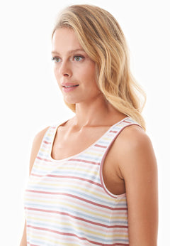 Steella Shorts Pyjama Set Multi Colour / Light Blue