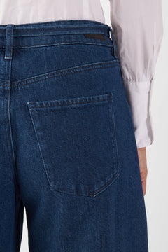 Sunny Wide Leg Classic Jeans Dark Blue