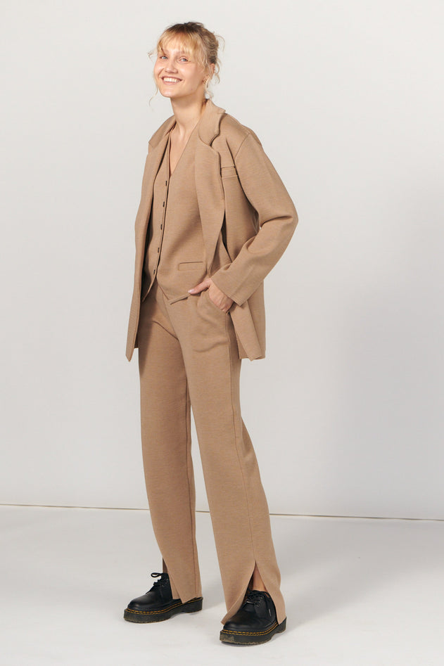 Ora Merino Pants Beige