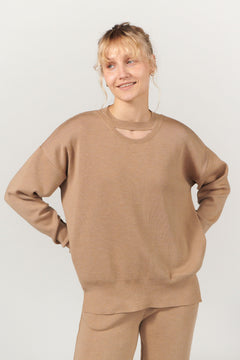 Rotondo Merino Jumper Beige