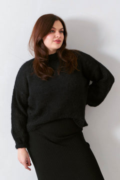 Melody Mohair Jumper Black