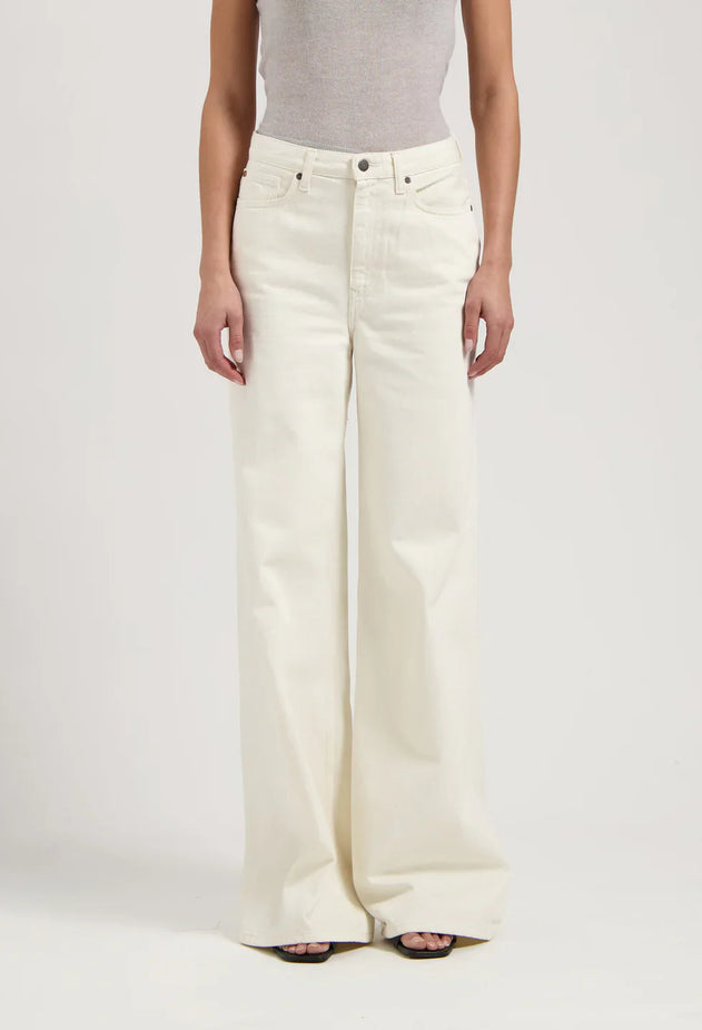 Sara High Loose Flow Jeans Natural