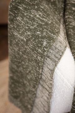 The Hemp & Wool Scarf  Green