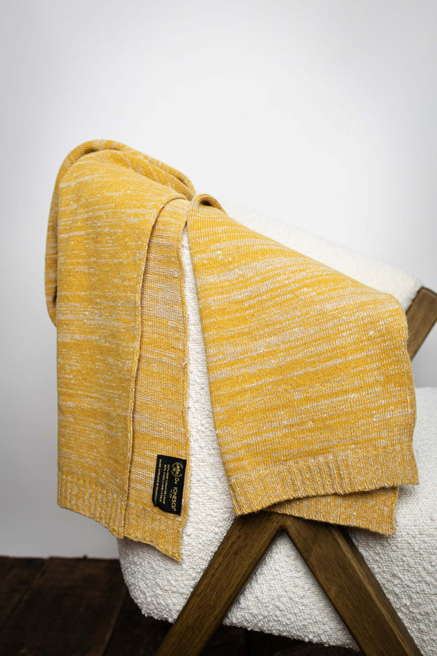 The Hemp & Wool Scarf  Yellow