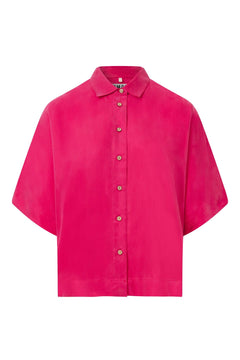 Kimono Cupro Shirt Pink