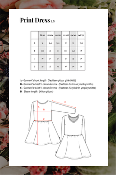 Kids' Blue Blossom Dress