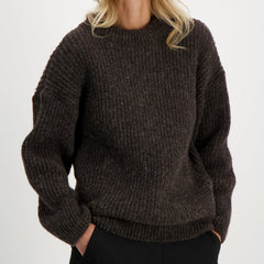 Sofie O-Neck Brown