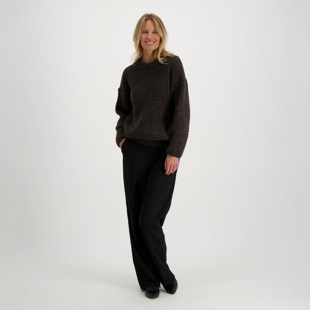 Sofie O-Neck Brown
