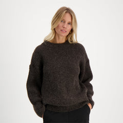 Sofie O-Neck Brown