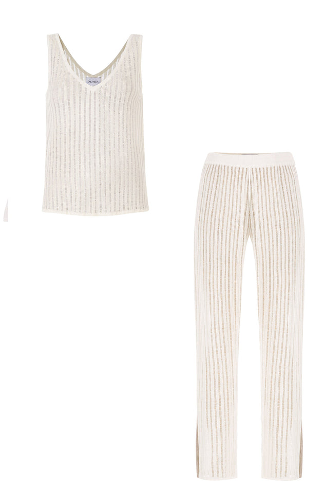 Sole & Caldo Linen Co-ord White