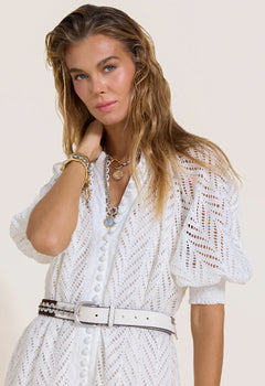 Solis Mini Dress Crispy White