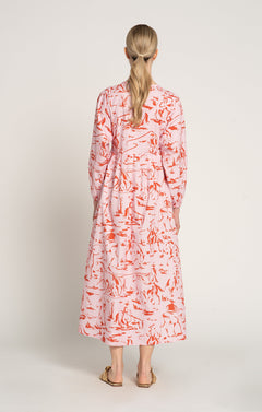 Futrinka Rustic Maxi Dress Horsemen Pink
