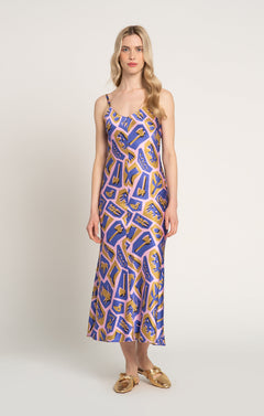 Istallo Bias Cami Dress Totem Pink