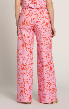 Pejko Flared Trousers Horsemen Pink