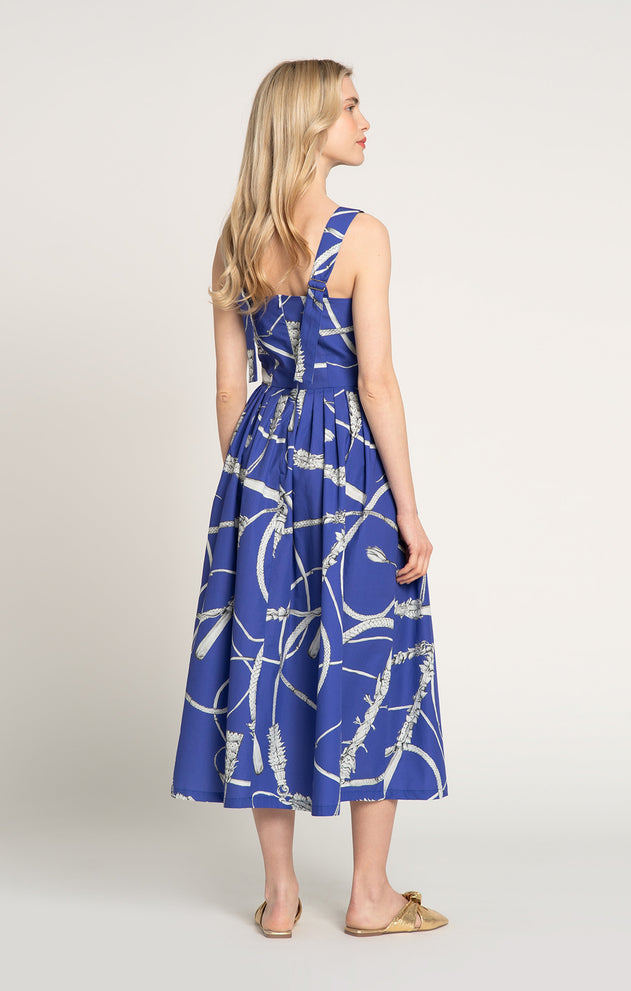 Szena Bustier Midi Dress Whip Blue
