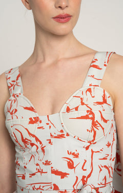 Virtus Bustier Top Horsemen Mint