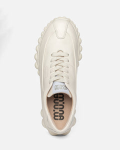 Mother-Of-Pearl Sneakers Porcelain Leather