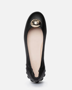 Drop Ballerinas Black