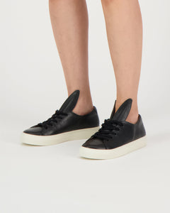 All Ears Shoes Black Leather